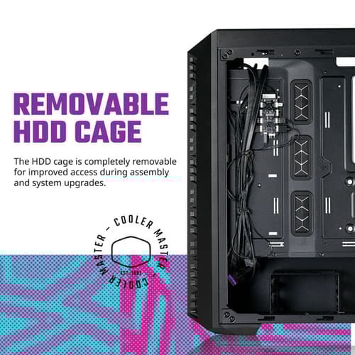 Cooler Master MasterBox MB520 Mesh ARGB ATX Mid Tower Case